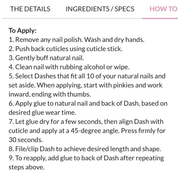 ☁️ Red Aspen Nail Dash: Hopes Daydreams Pop-on Manicure 💅 - Picture 14 of 17